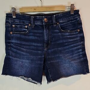American Eagle Dark Blue Jean Shorts